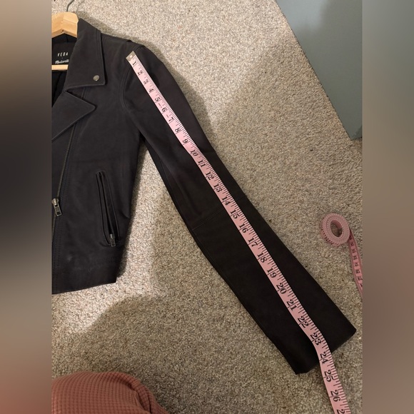 Veda c Madewell Leather Moto Jacket, size XS - Picture 8 of 8